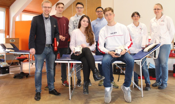 Gruppenfoto Blutspendeaktion