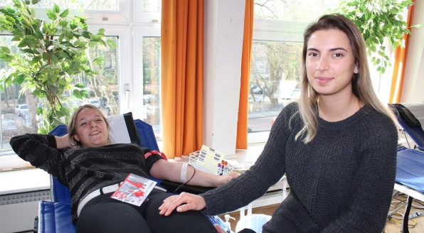 Bild einer Erstspenderin